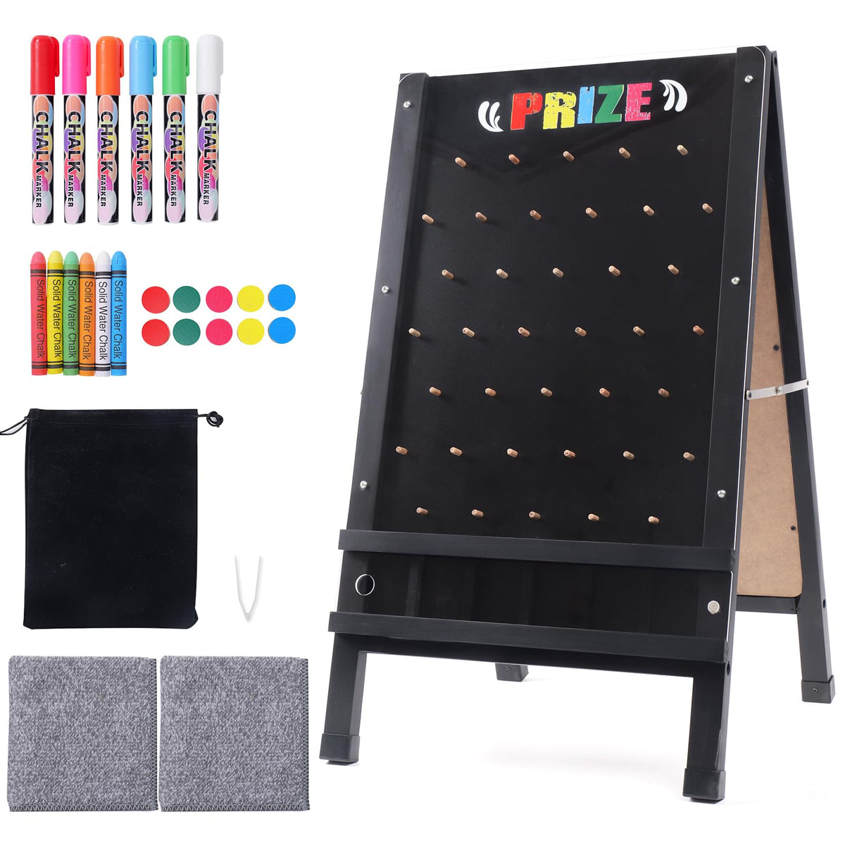 Wfunrite Prize Drop Board front view with double-sided play surface for versatile games