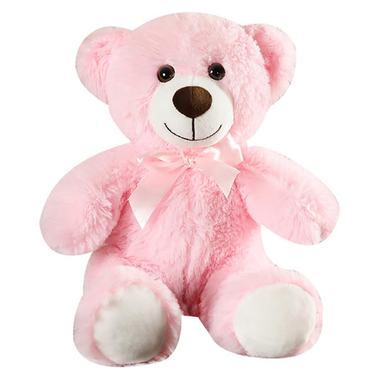 Wgxzyq 12-inch pink teddy bear for cozy hugs and companionship.