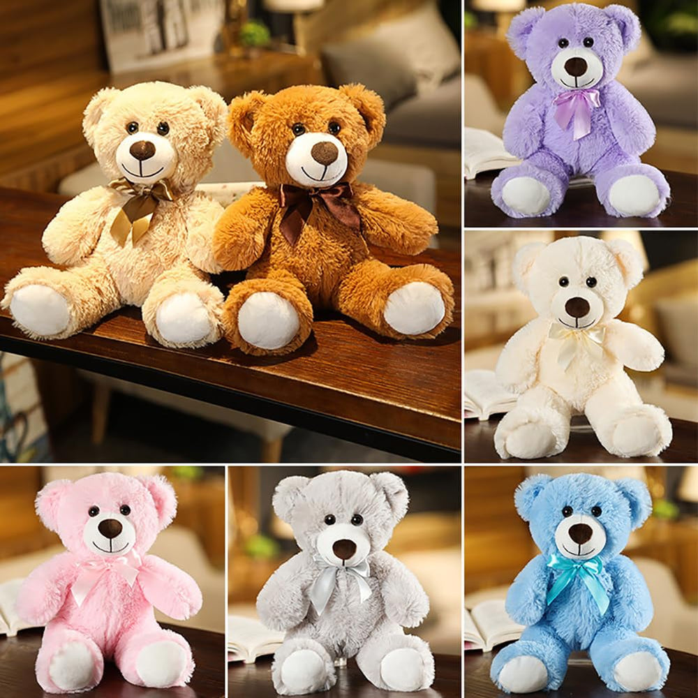Wgxzyq teddy bear with durable safety eyes and nose for long-lasting play.