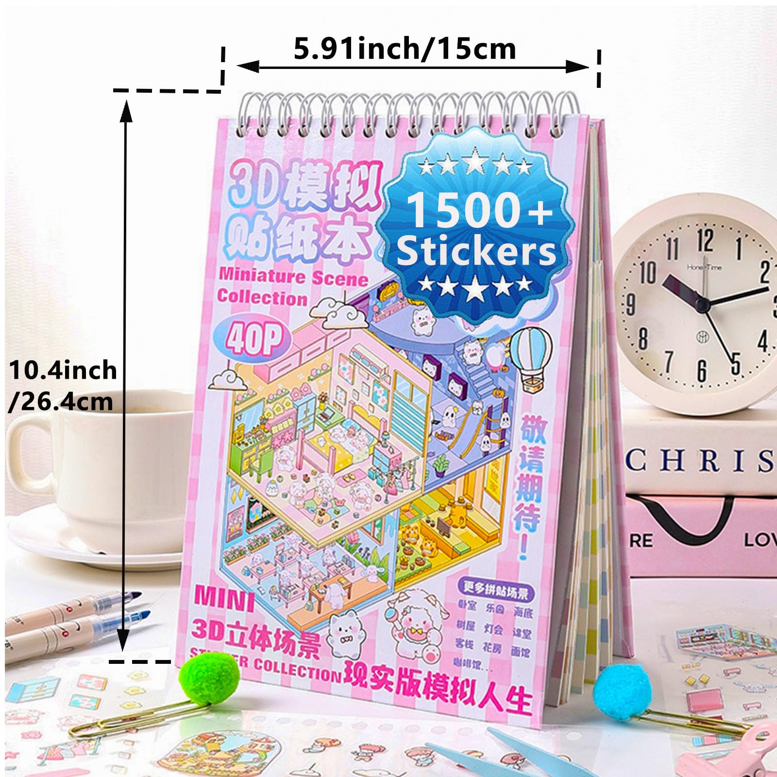 WhaleLantic waterproof stickers enable durable scenes on surfaces