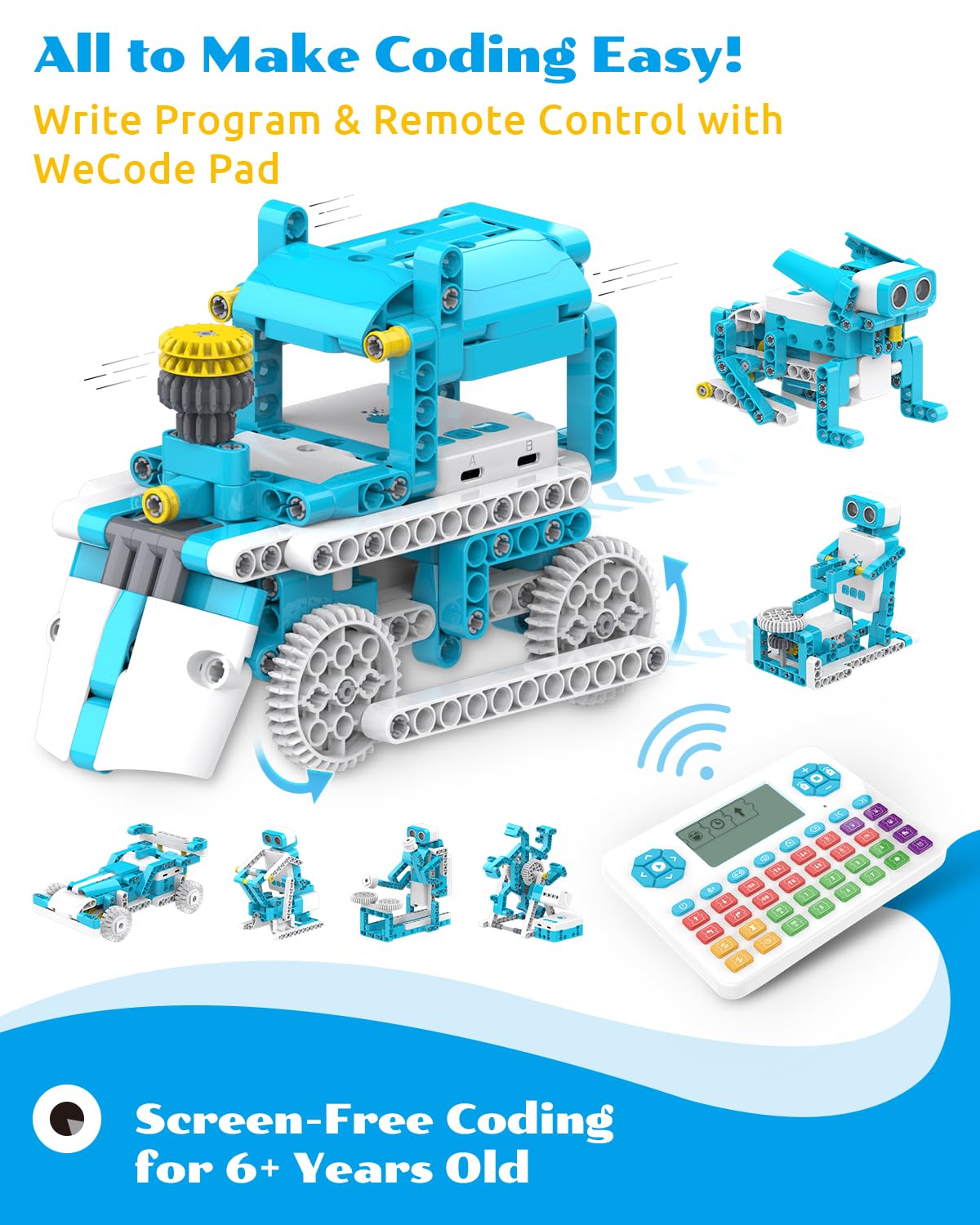 12-in-1 robot models enabling versatile hands-on STEM play.