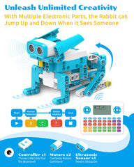 Screen-free programming via WeCode Pad for comfortable learning sessions.