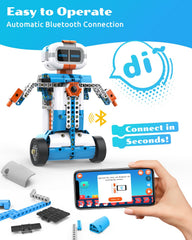 WhalesBot E7 Pro 3D build guides spark creative robot designs.