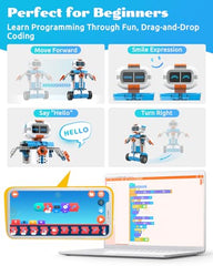 WhalesBot E7 Pro programming interface supports Scratch, Python, and C.