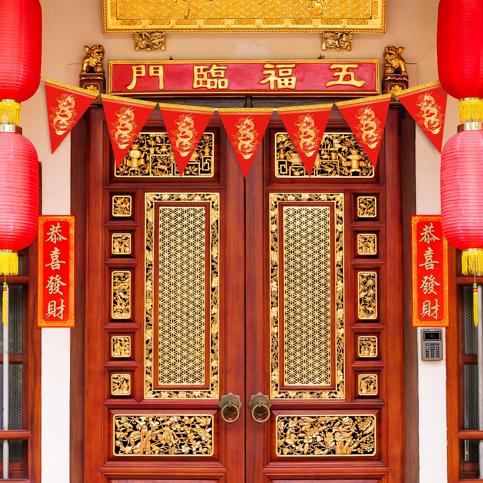 Whaline durable coated-paper banner suitable for indoor and sheltered outdoor use.