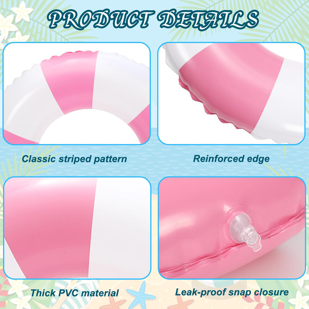 Whaline inflatable pool ring for kids providing buoyant support on sunny days