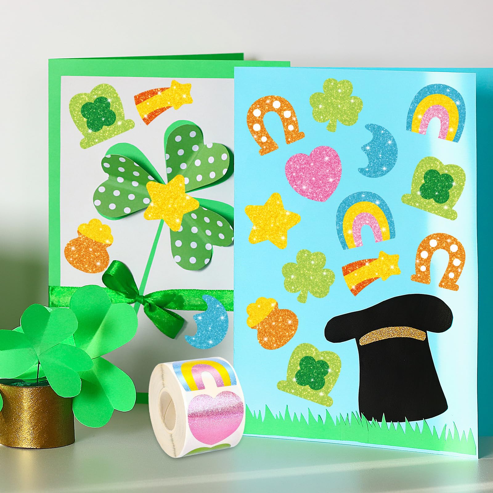 Whaline St. Patrick's Day scrapbook stickers for memory books