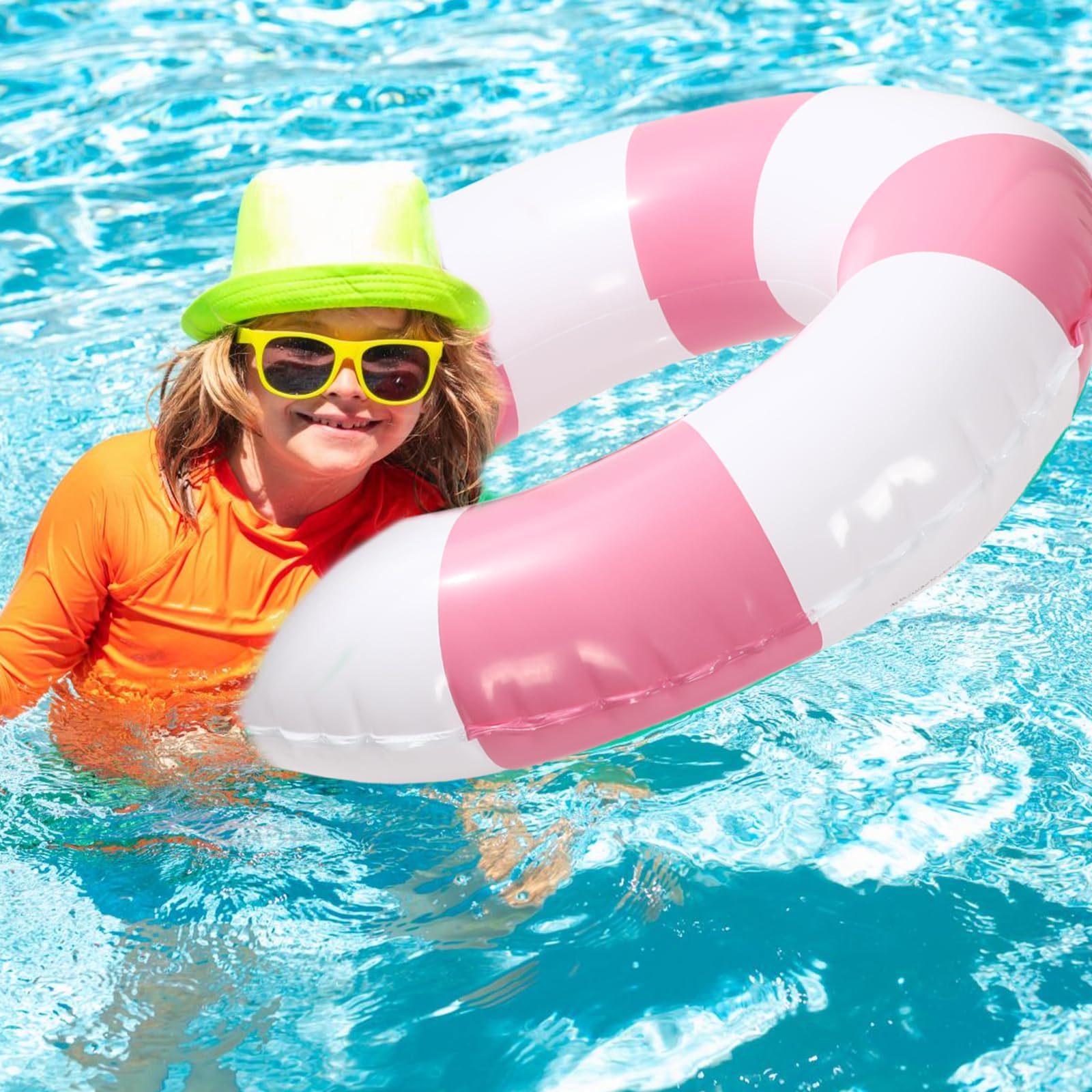 Whaline thick PVC inflatable float resists tearing for longer water adventures