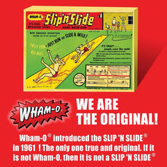 Wham-O Slip N Slide suitable for kids and adults at backyard parties.