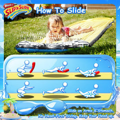 Wham-O Slip N Slide vibrant colors attract kids and families.