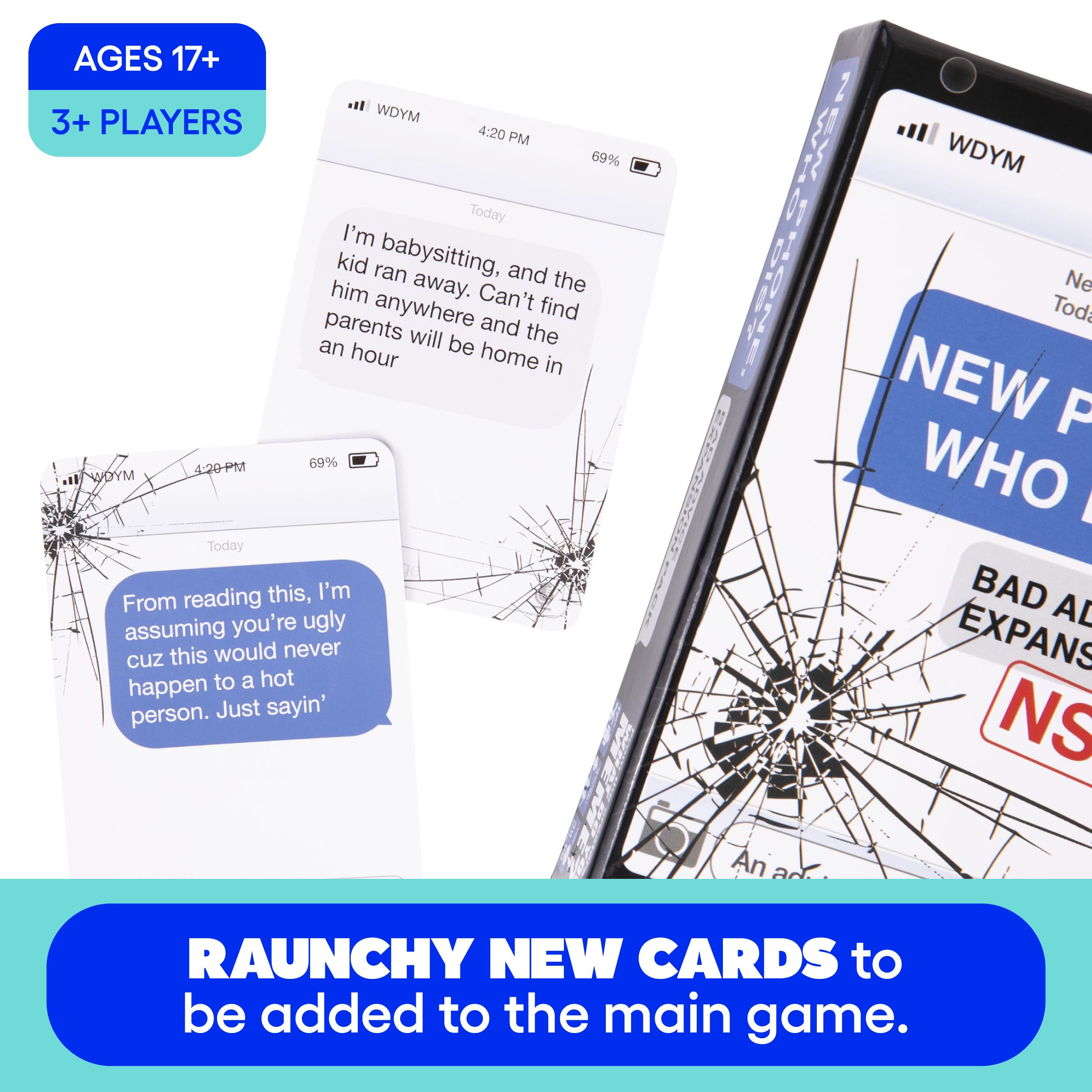 WHAT DO YOU MEME? Bad Advice NSFW card deck adds fresh content to your core game.