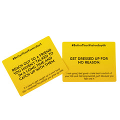 What Do You Meme? Better Than Yesterday Case Kenny collaboration card promoting mindset shifts
