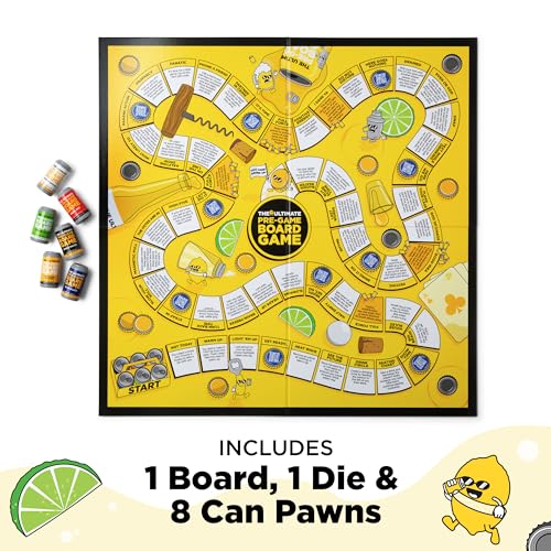 Buzzed board game die close-up highlighting quick challenges for lively group play.