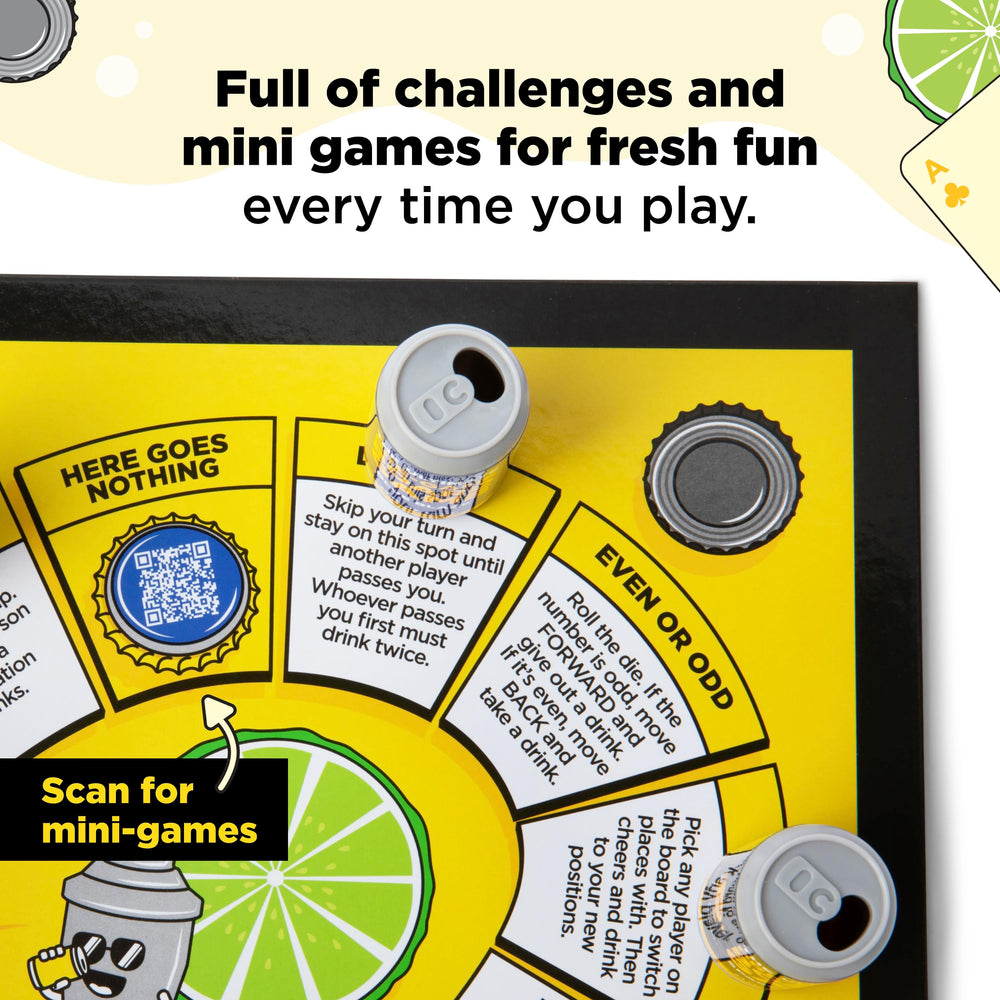 Buzzed by WHAT DO YOU MEME? creates party-ready energy for bachelor pre-game sessions.