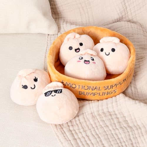 WHAT DO YOU MEME Emotional Support Dumplings plush collection for cozy hugs.