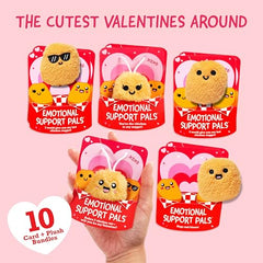 WHAT DO YOU MEME Emotional Support Nuggets plush closeup showcases soft fabric and squishy charm.