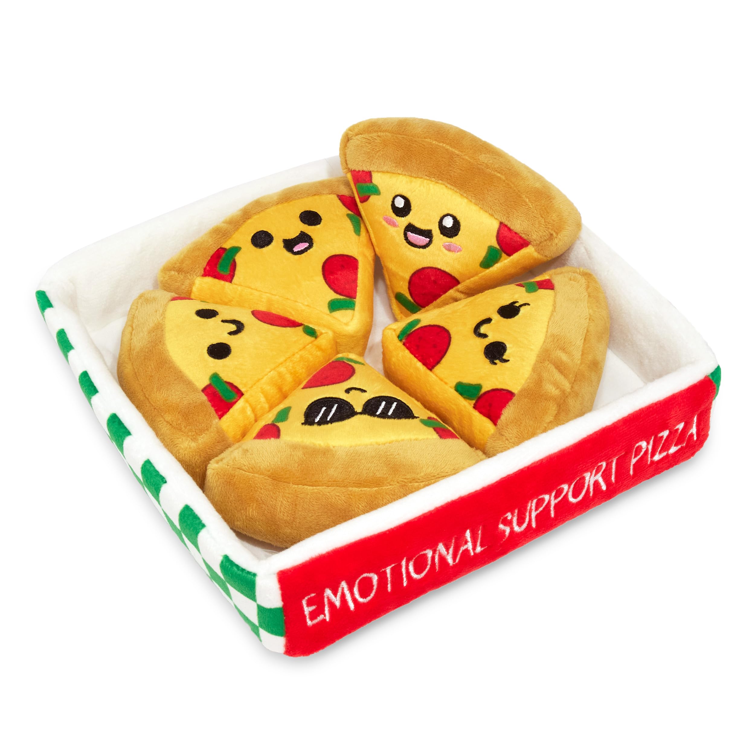 WHAT DO YOU MEME? Emotional Support Pizza cozy container, desk decor and storage
