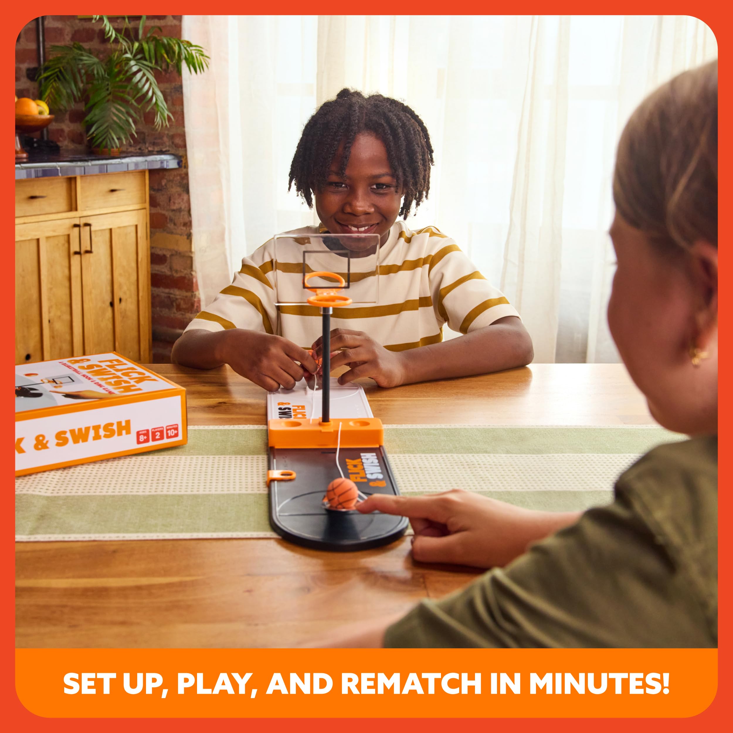 WHAT DO YOU MEME Flick & Swish instructions for quick, easy setup