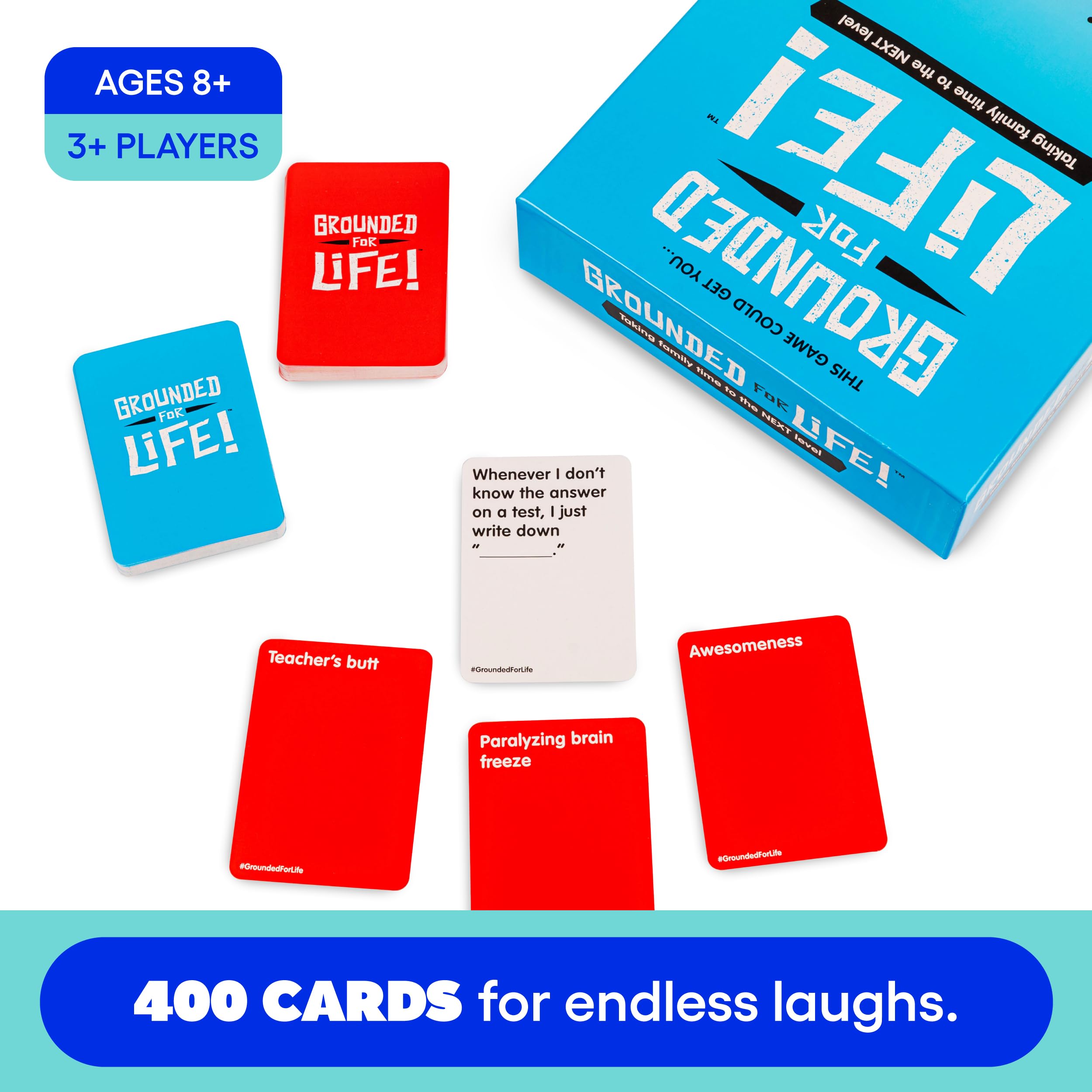 WHAT DO YOU MEME Grounded for Life caption cards close-up highlighting laughs