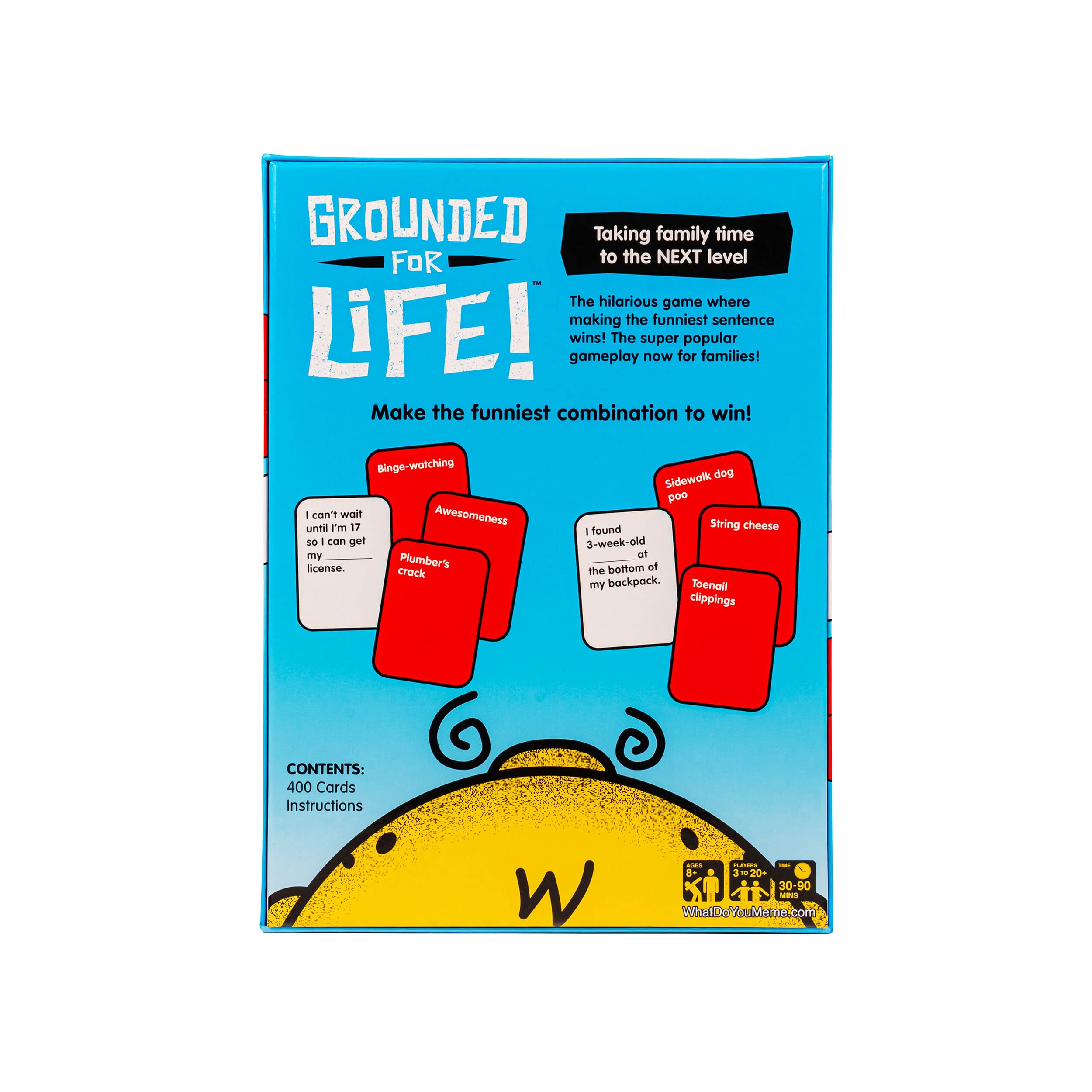 WHAT DO YOU MEME Grounded for Life players enjoying a lively round