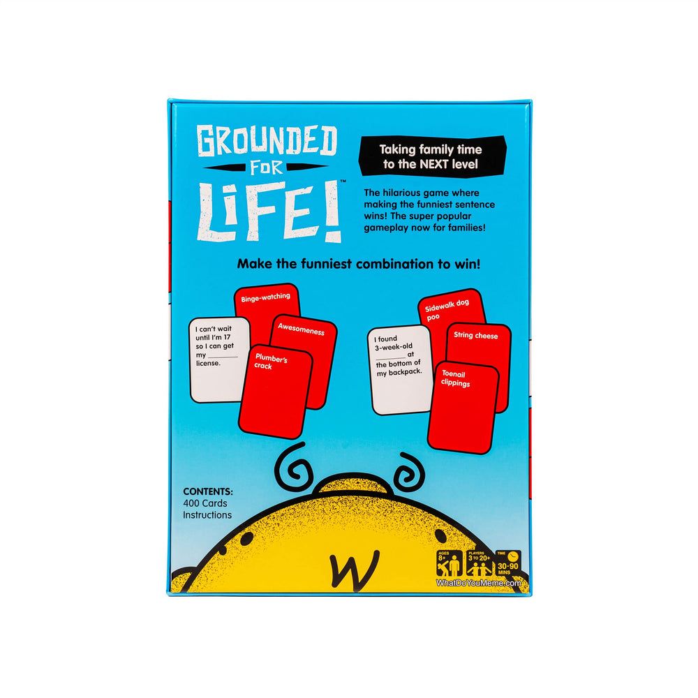 WHAT DO YOU MEME Grounded for Life players enjoying a lively round