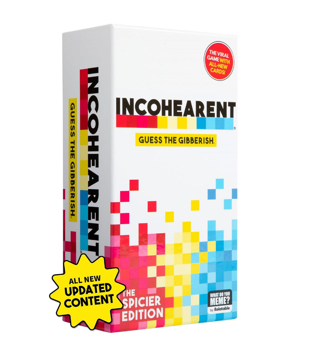 WHAT DO YOU MEME? Incohearent pop culture cards spark familiar sounds.