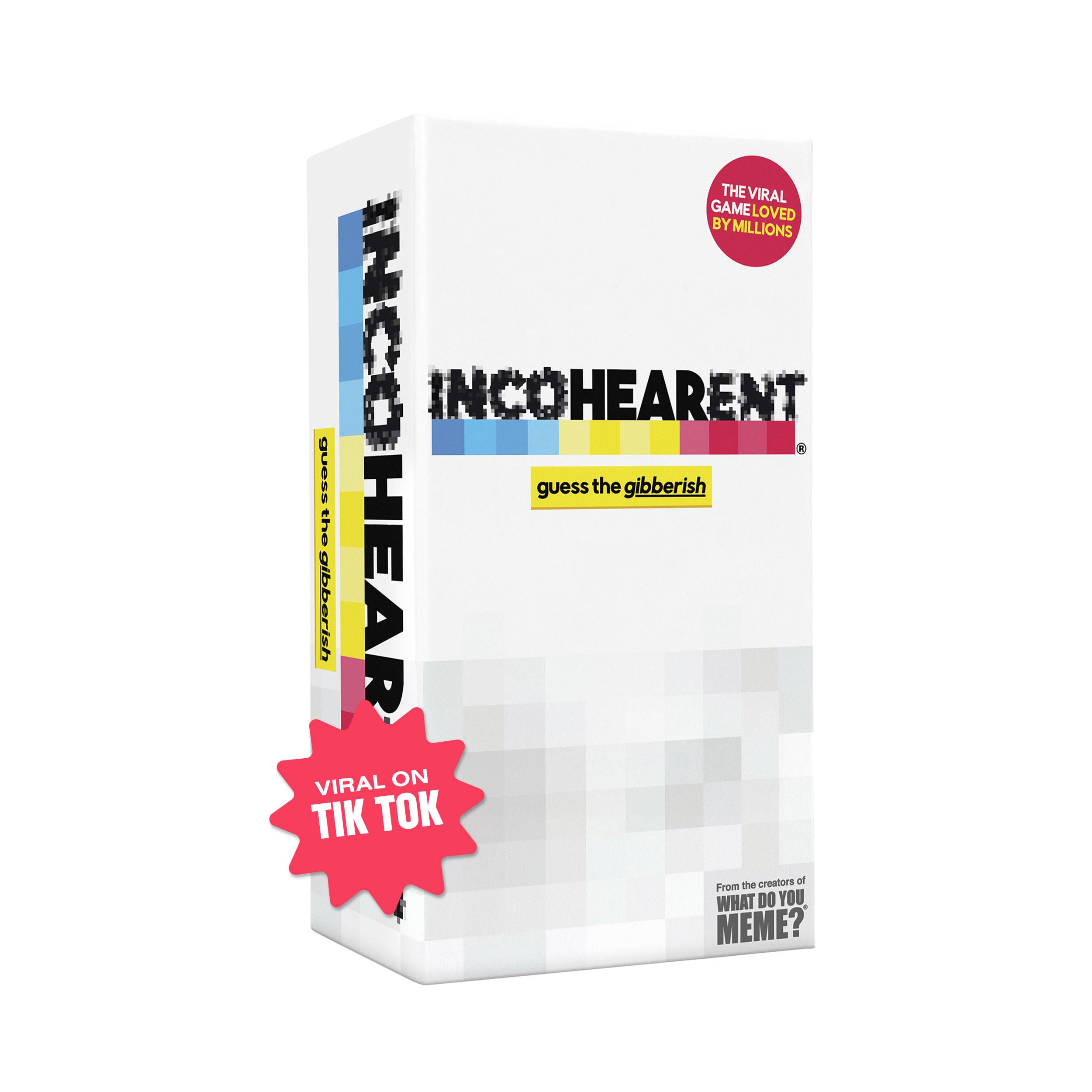 WHAT DO YOU MEME Incohearent Edition 2 pack of 500 cards for fast, hilarious party rounds