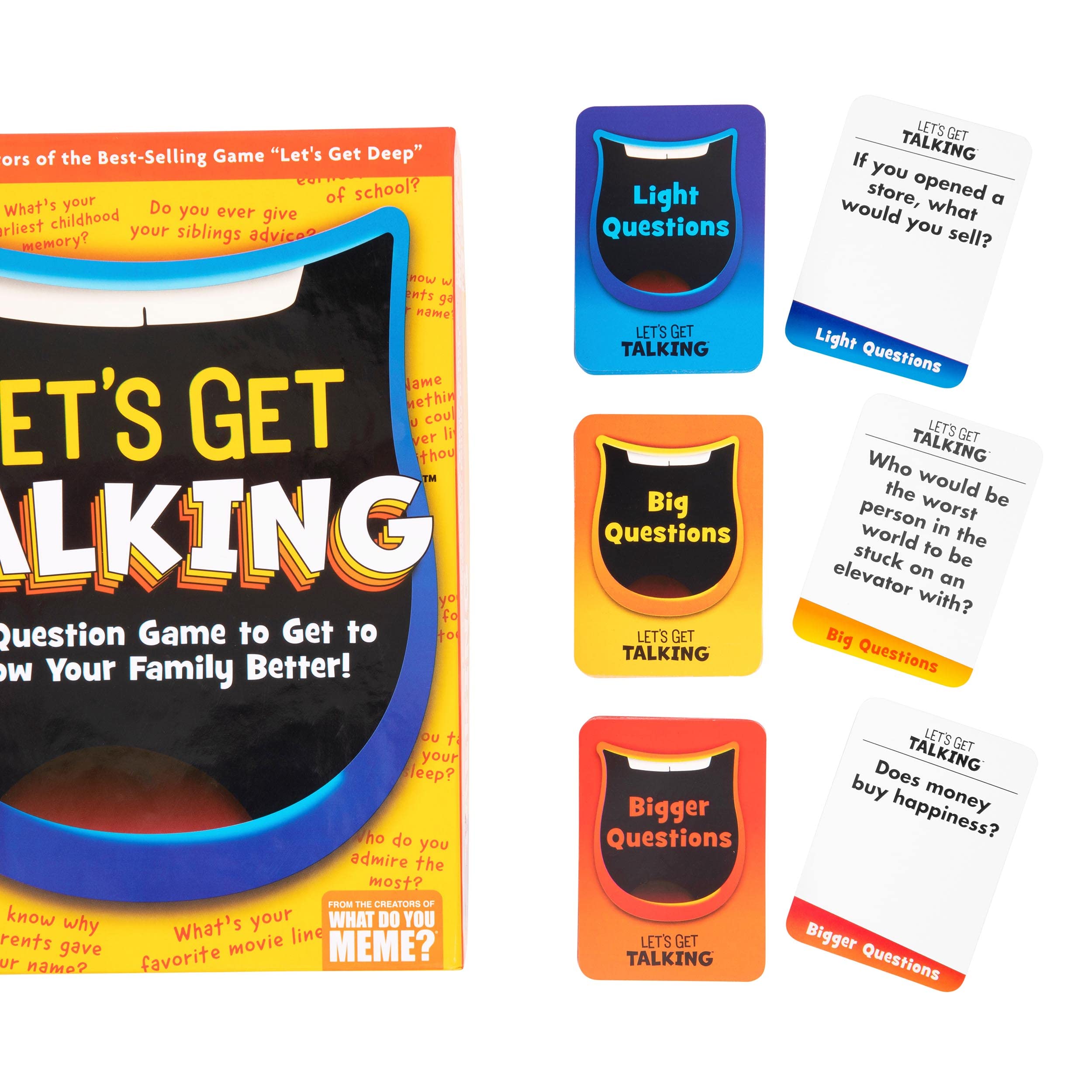 WHAT DO YOU MEME? Let's Get Talking facilitates family game night for all ages.