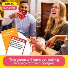 WHAT DO YOU MEME? Over-Rated review cards stack fuels hilarious responses.