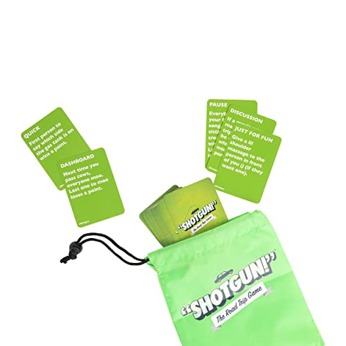 What Do You Meme? Shotgun drawstring pouch keeps 200 cards organized during travel.