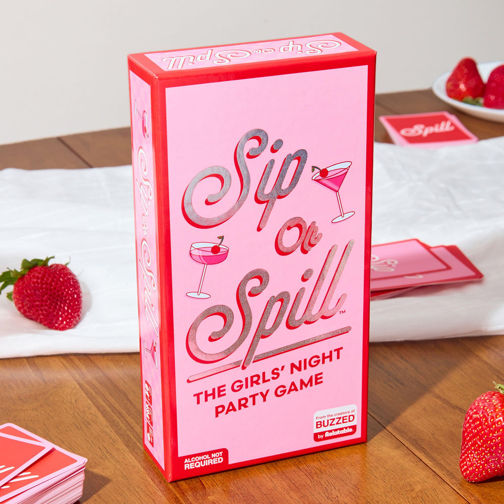 WHAT DO YOU MEME? Sip or Spill instructions included for quick setup