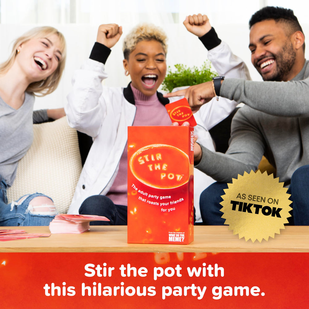 WHAT DO YOU MEME Stir The Pot token, perfect for playful decision moments.