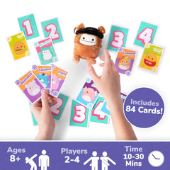 WHAT DO YOU MEME? Take4 family game night setup for all ages.