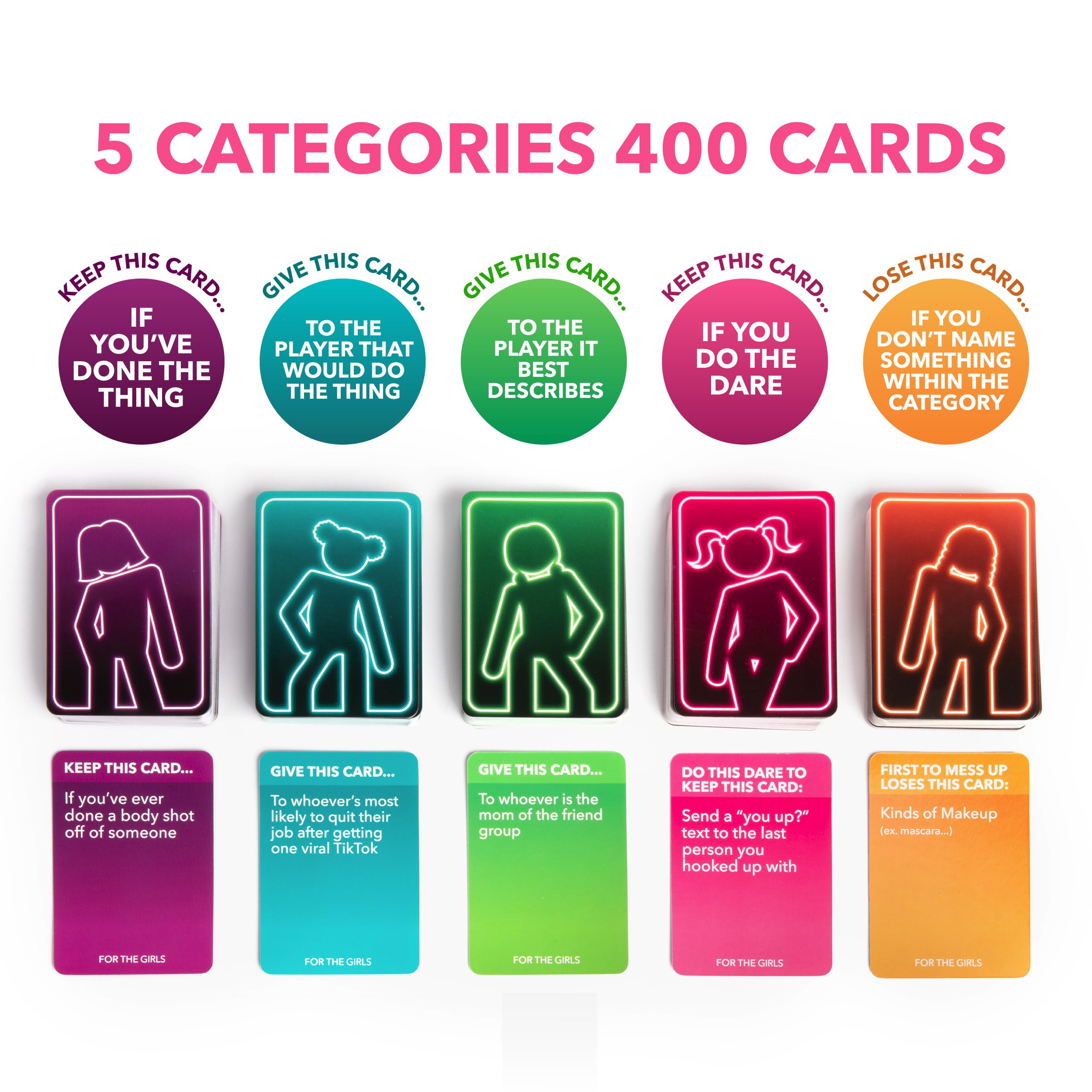 WHAT DO YOU MEME? The Girls Card Game Relatable card pile ready for bold dares and laughter
