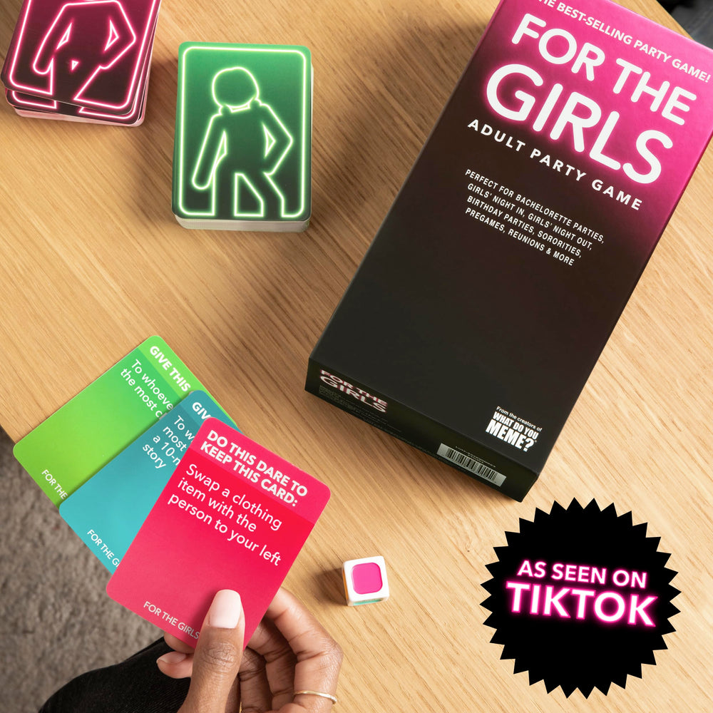WHAT DO YOU MEME? The Girls Card Game Relatable group-play scene shows lively storytelling