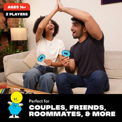 WHAT DO YOU MEME? The Ultimate 2 Player Game night setup ready for cozy game nights.