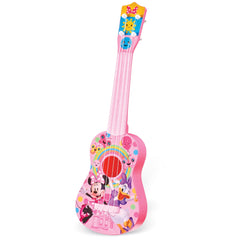 What Kids Want Disney Minnie Mouse kids guitar in pink, full 21.5-inch model for beginners.