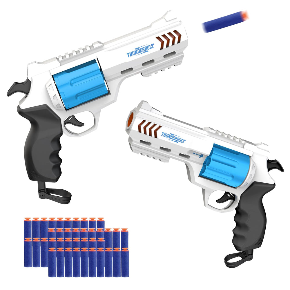 Whatstem 2-pack foam dart blaster set duo for outdoor play and friendly battles.