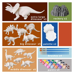 WhatStem 3D Dinosaurs kit Diplodocus for shapes and color exploration