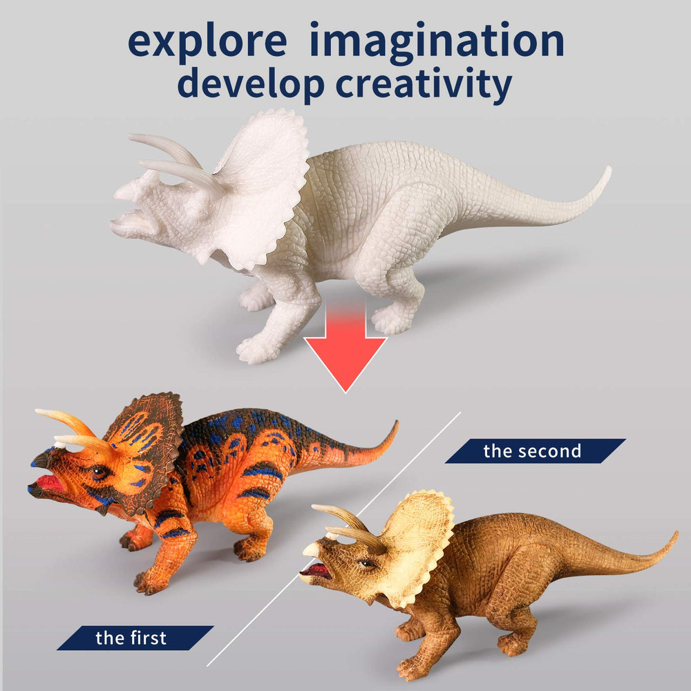 WhatStem Stegosaurus painting kit invites imaginative coloring and textured detailing
