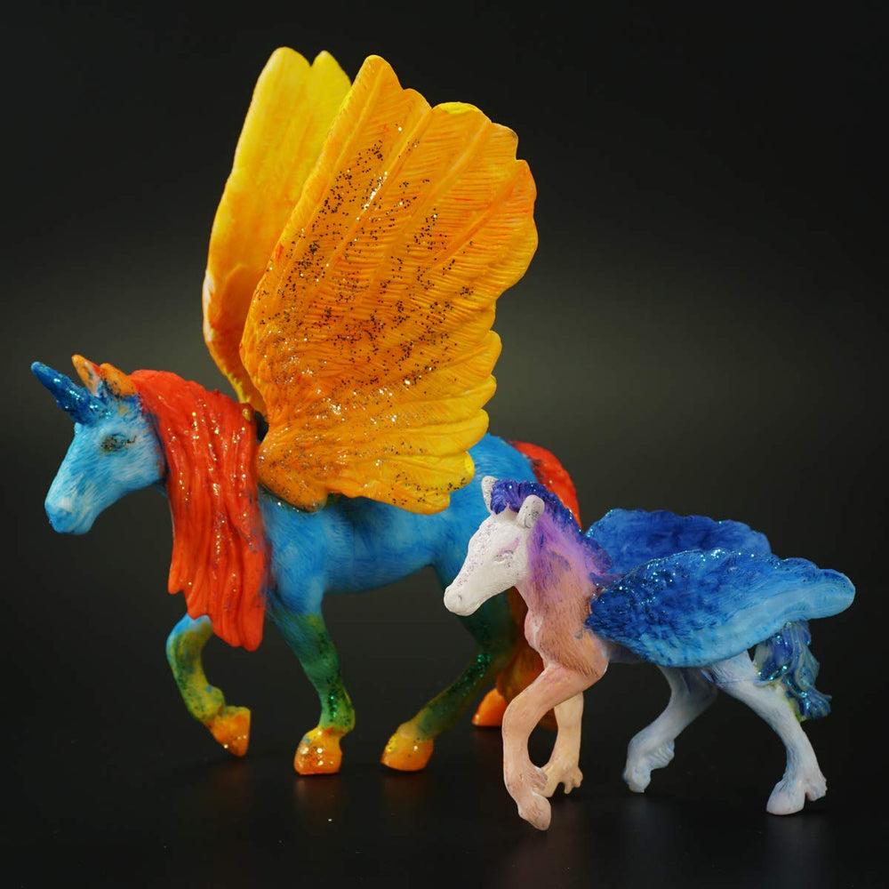 Whatstem set of four painting brushes for kid-friendly detailing