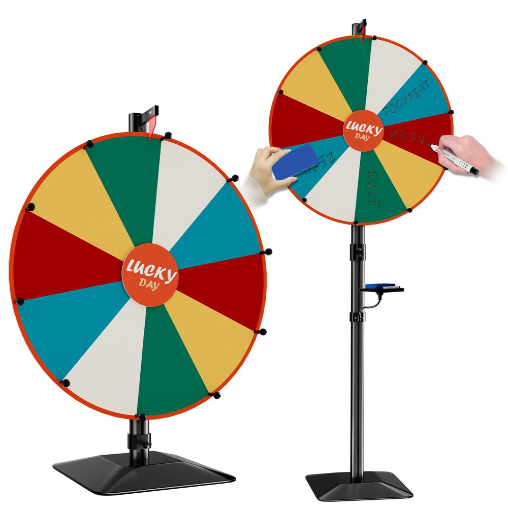 WHAUU heavy-duty prize wheel 24-inch tabletop for quick spins