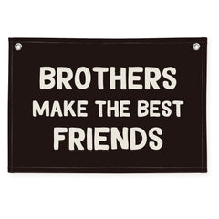 Wheatwin Brothers Banner front view adds bold linen style to any nursery.