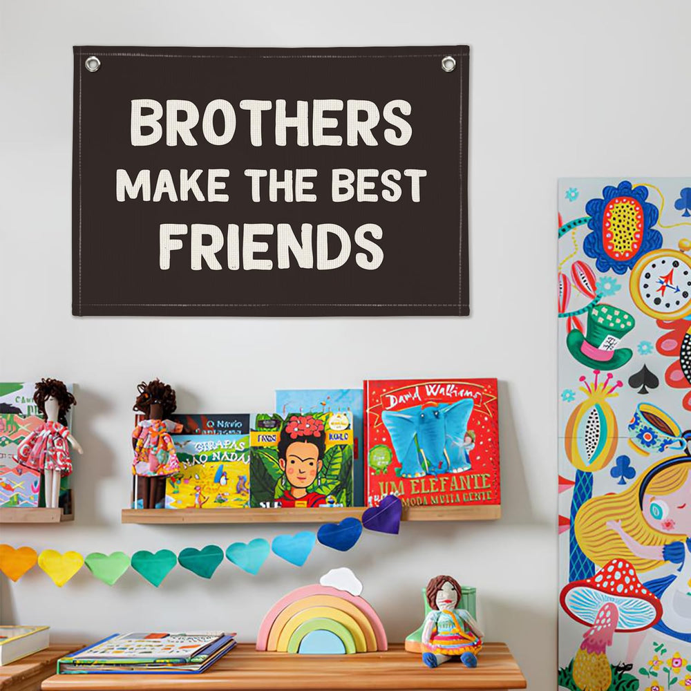 Wheatwin Brothers Banner brightens rooms with playful, tasteful linen decor.