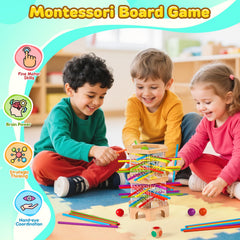 WhimsiPlay sticks and dice setup highlighting strategic play.