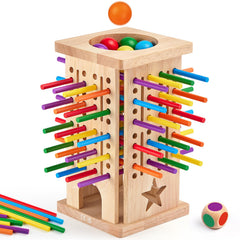 WhimsiPlay decorative wooden toy that doubles as a room accent