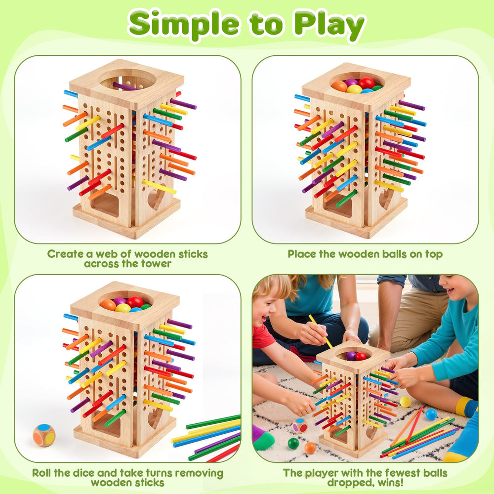 WhimsiPlay compact, colorful design ideal for family game night setups