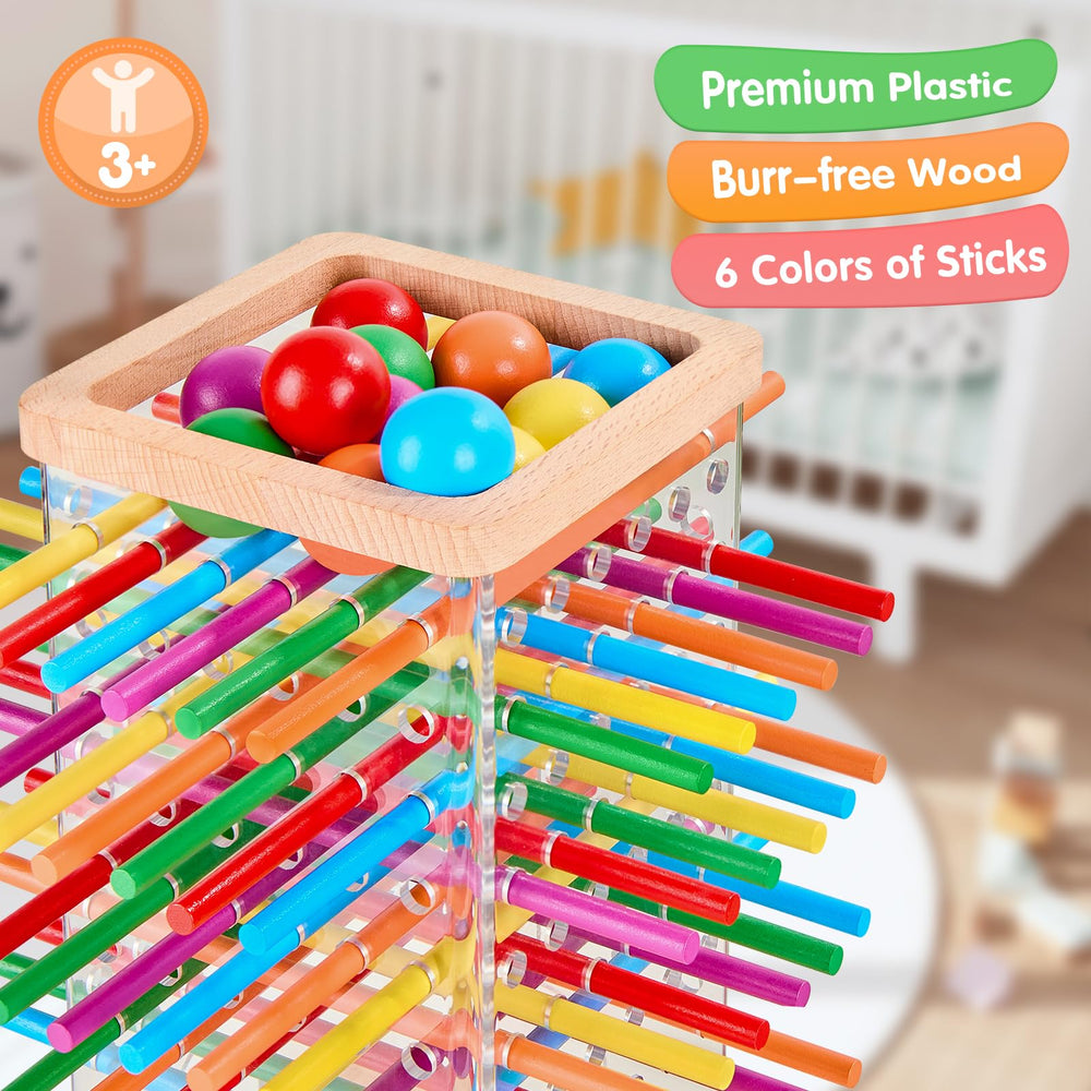 WhimsiPlay wooden tower setup showcases durable, child-friendly design