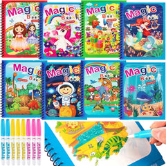 WhistenFla water color book dinosaur for mess-free toddler creativity
