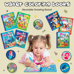 WhistenFla water color book princess for gentle color exploration